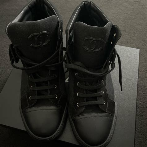 all black chanel trainers mens|Buy Chanel Trainers Shoes: New Releases & Iconic Styles .